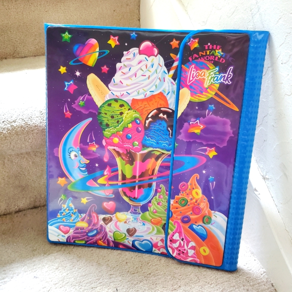 Lisa Frank binder